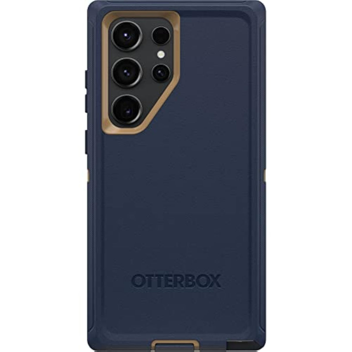 OtterBox Galaxy S23 Ultra Defender Series Case - Blue Suede Shoes (Blue), Rugged & Durable, with Port Protection, Includes Holster Clip Kickstand