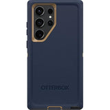 OtterBox Galaxy S23 Ultra Defender Series Case - Blue Suede Shoes (Blue), Rugged & Durable, with Port Protection, Includes Holster Clip Kickstand