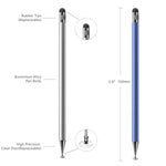 Stylus (5 Pcs), 2-In-1 Stylus Pen For Touch Screen, High Precision And Sensitivity, Suitable For Iphone/Ipad/Android Tablets, Compatible With All Touch Screens (Black/White/Blue/Rose Gold/Silver)