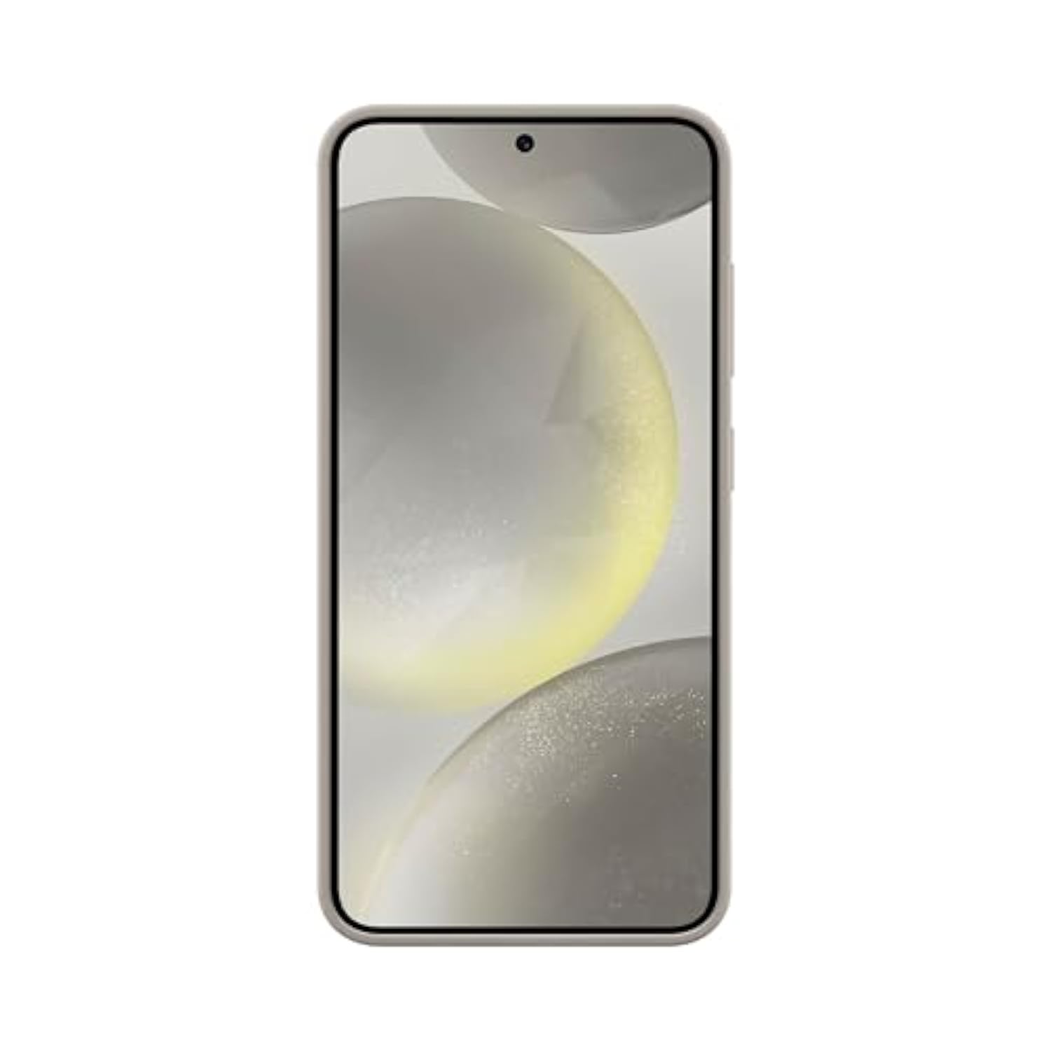 Samsung Galaxy S24 Standing Grip Phone Case, Protective Silicone Cover with Hand Strap, Kickstand, Durable Design, Soft Touch, US Version, EF-GS921CUEGUS, Taupe