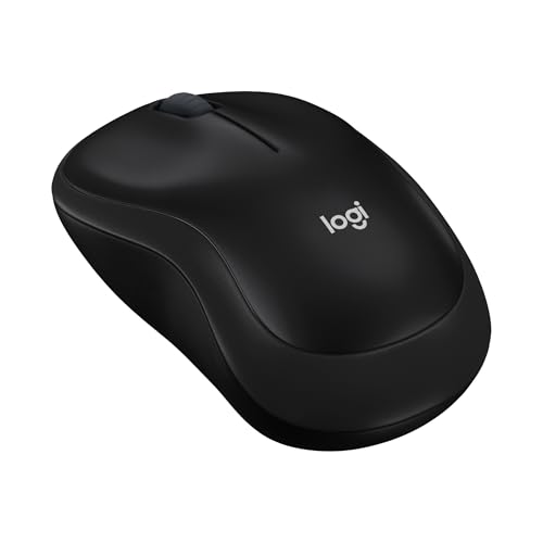 M185 Wireless Mouse, 2.4Ghz With Usb Mini Receiver, 12-Month Battery Life, 1000 Dpi Optical Tracking, Ambidextrous, Compatible With Pc, Mac, Laptop - Black