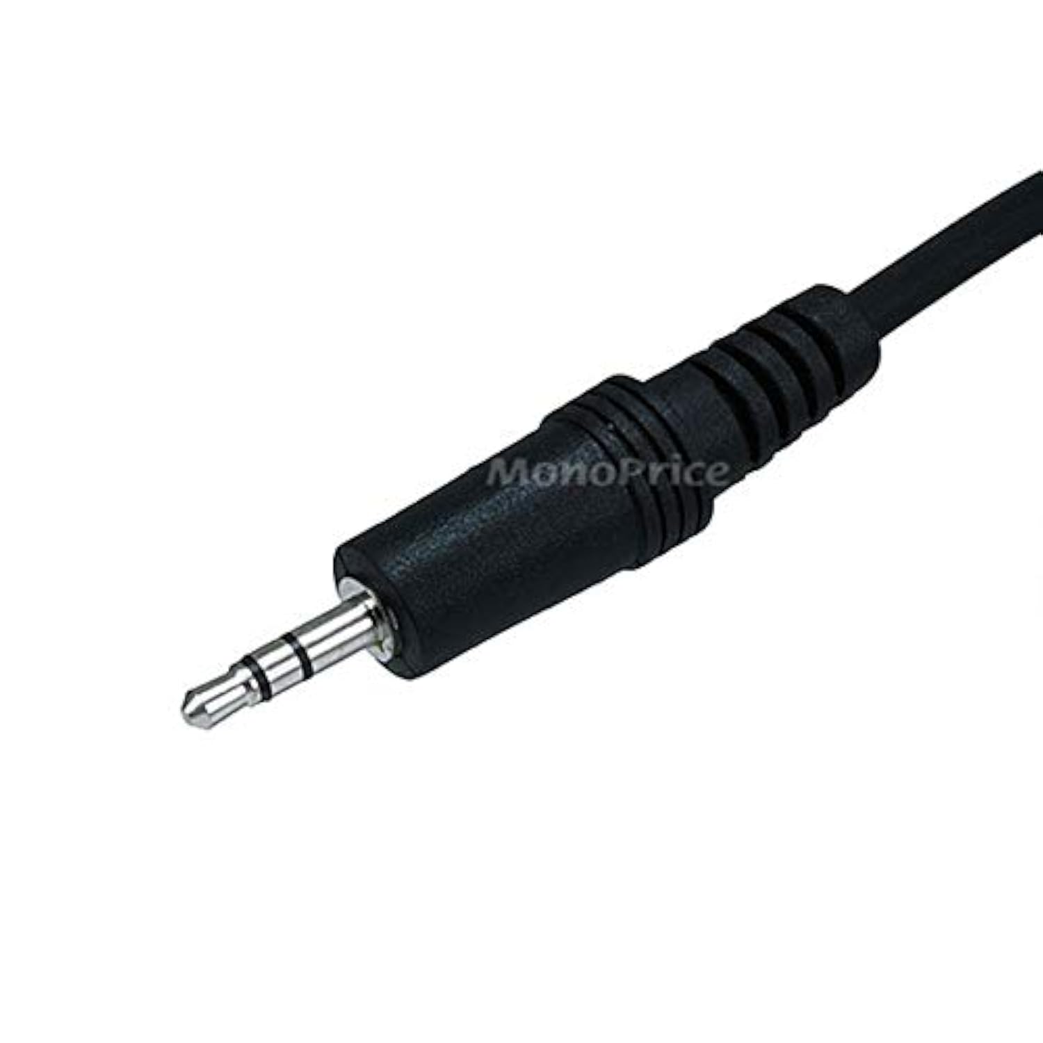 Audio/Stereo Cable - 3.5Mm(1/8") Aux, Male To Male Trs Plug, Molded Strain Relief Boots, 50 Feet, Black