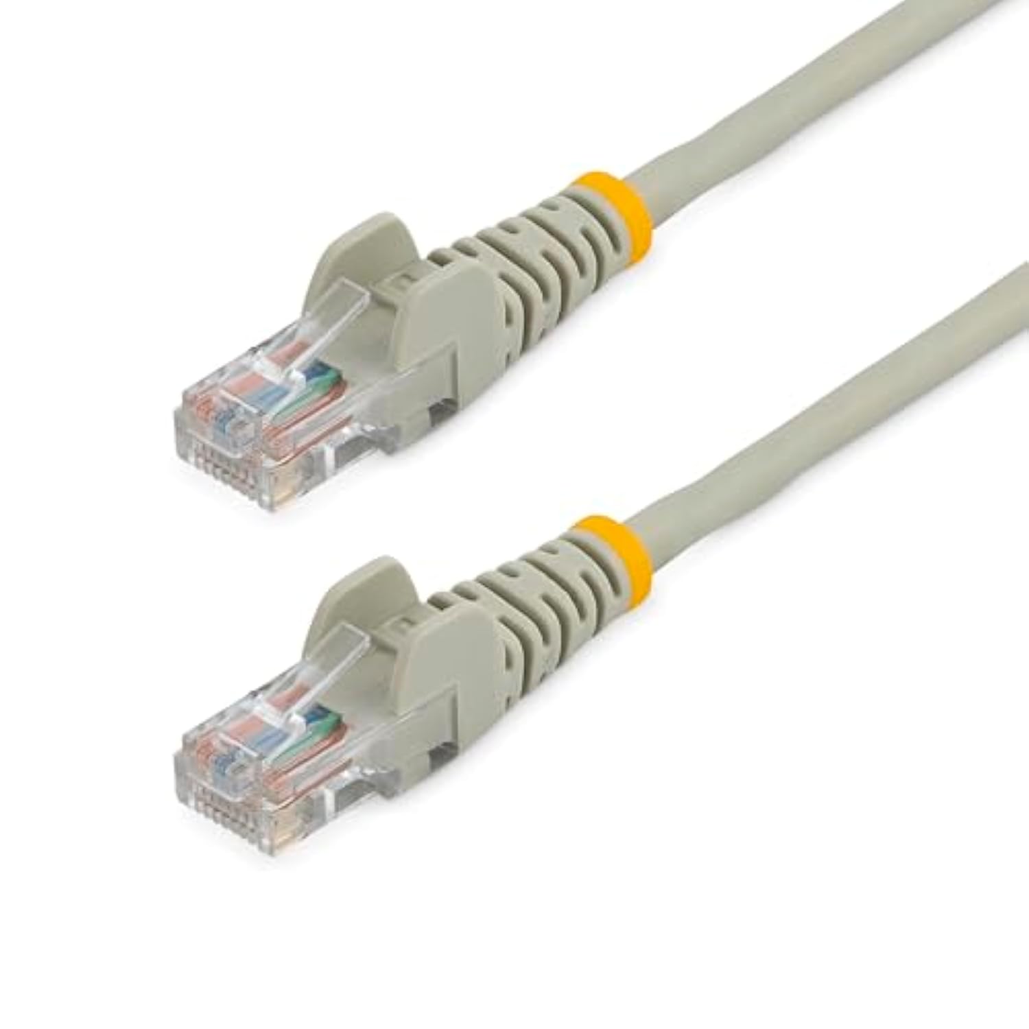 Cat5E Patch Cable With Snagless Rj45 Connectors - 50 Ft, Gray (45Patch50Gr),Gr