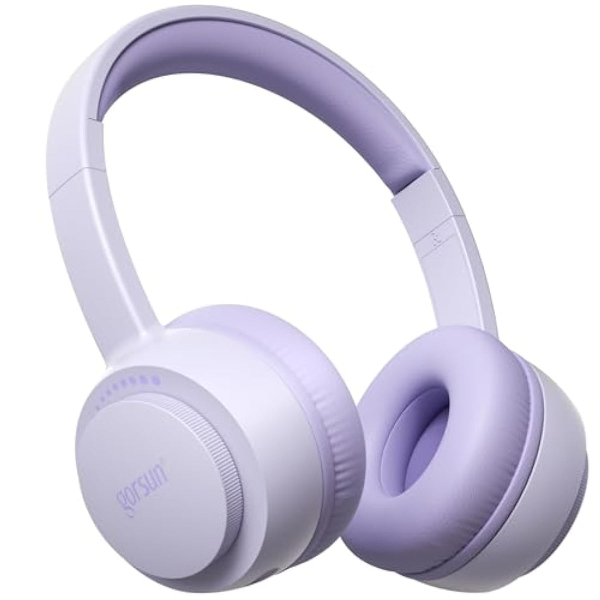 gorsun Kids Headphones, Bluetooth 5.3, Toddler Headphones 85 dBA Safe Volume, 45H Play Time, with Microphone, Kids Wireless Headset for iPad/Tablet/Travel/School, ldeal Gift(Purple)