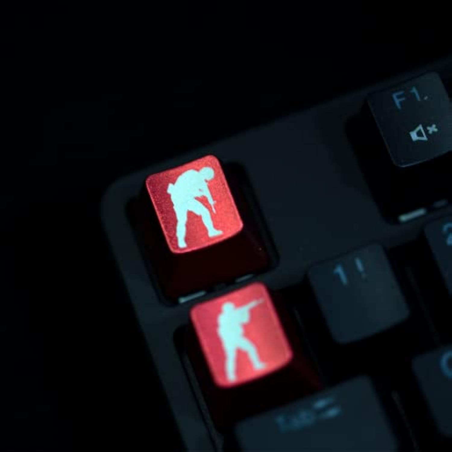 Keycaps Metallic Oem Profile Key Caps Mechanical Keyboards Compatible For Cher