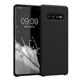 kwmobile Case Compatible with Samsung Galaxy S10 Plus / S10+ Case - TPU Silicone Phone Cover with Soft Finish - Black Matte
