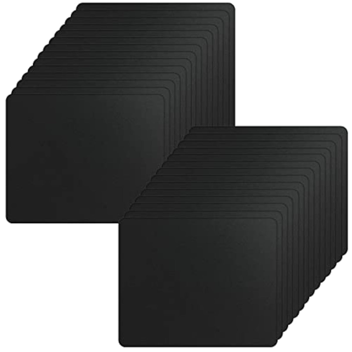 50 Pack Mouse Pad Bulk Computer Mouse Pad Gaming Mousepad For Computers, Laptop, Back To School Office Graduation Gifts With Non Slip Rubber Base(7.09 X 8.66 Inch,Black)