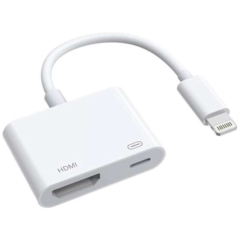 [Apple Mfi Certified] Lightning To Hdmi Adapter For Iphone To Tv, 1080P Lightning To Digital Av Adapter Sync Screen Connector Cable For Iphone 14 13 12 11 Pro Max Xs Xr X 8 7 To Hdtv Projector Monitor
