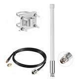 Lora 915Mhz Antenna 5.8Dbi Long Range Antenna With 10Ft Cable For Helium Hotspot Nebra Bobcat 300 Sensecap M1 Hotspot Finestra Hnt Miner& Meshtastic Lora32 915Mhz Esp32 Lora Oled Board