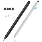 Stylus Pen For Touchscreen, Stylus For Apple Iphone Ipad Pro Android Tablets Chromebook All Universal Touch Screens (Black/White)