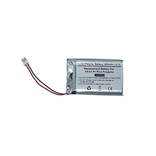 1800Mah 3.7V Replacement Battery For Aaxa P1 Pico Projector, Aaxa Kp250-03