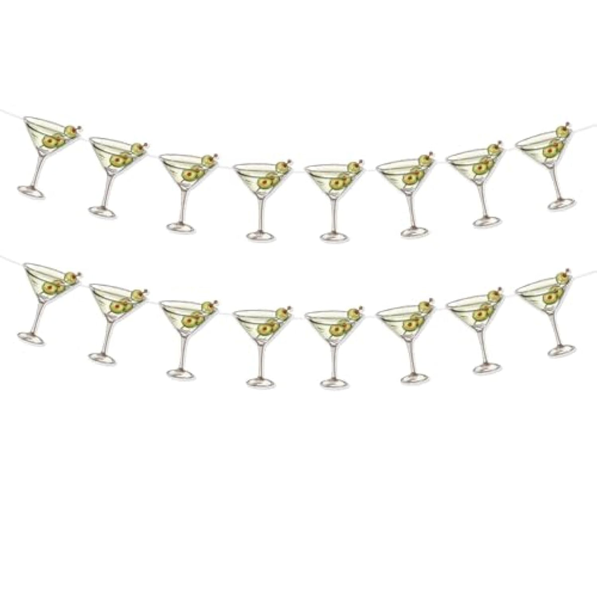 Jlq Martini Party Decorations - Tini Bit Older & Bachelorette Banner, Dirty & Birthday Party Garlands