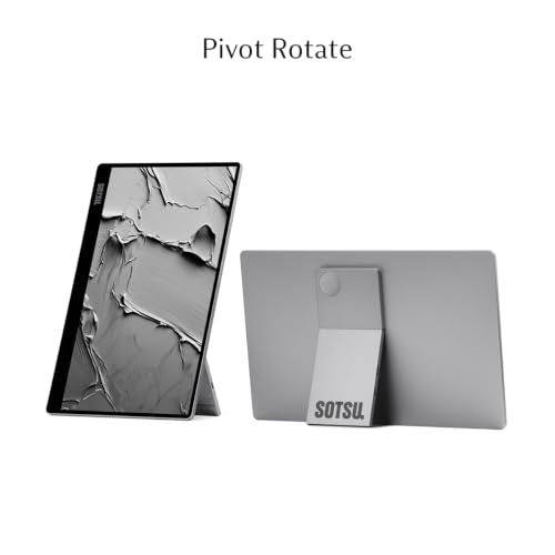 Flipaction Go 14" Premium Portable Monitor | Full Hd 1080P | 400 Nits | 100% Srgb | Robust Yet Lightweight | Pivoting Landscape & Portrait Display | Tempered Glass Cover | Usb-C & Mini Hdmi | 5W