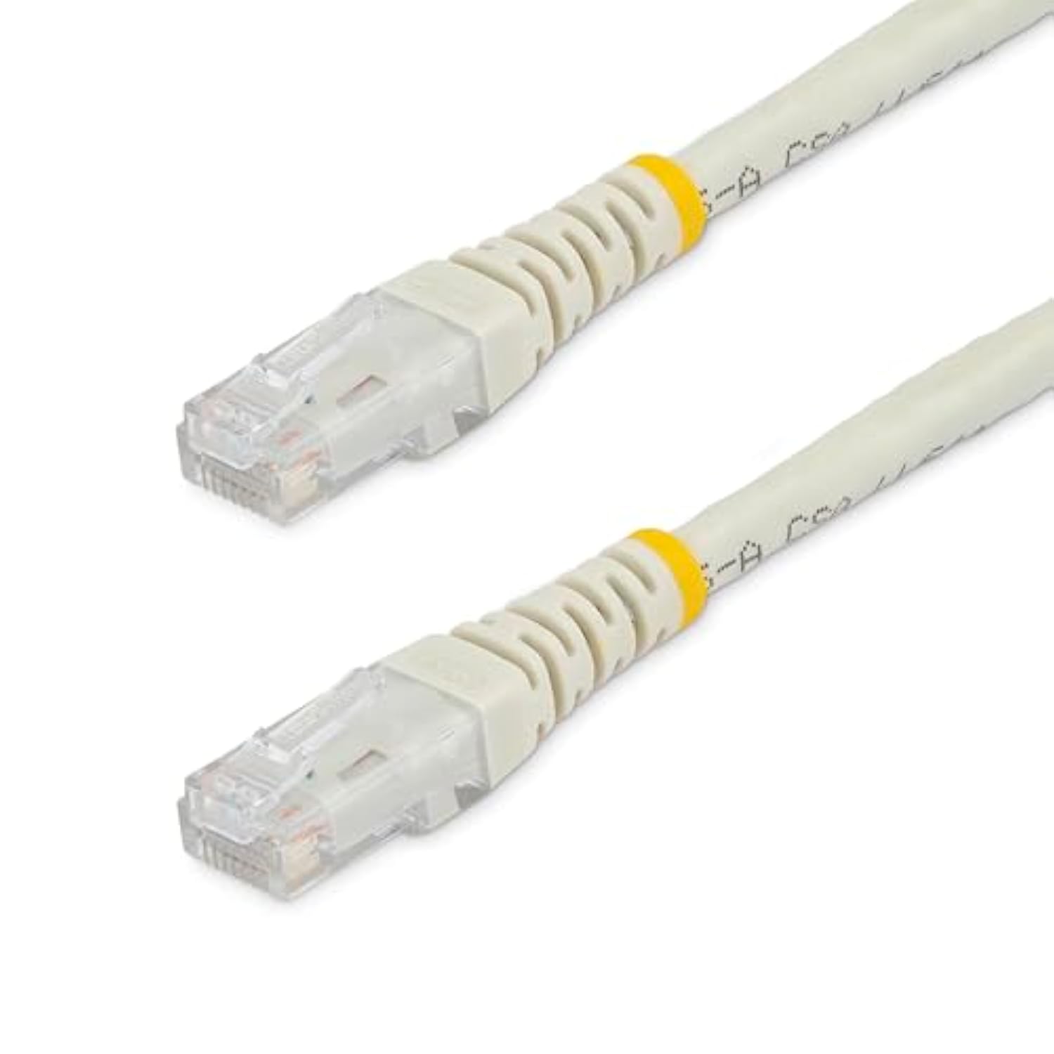 100Ft Cat6 Ethernet Cable - White Cat 6 Gigabit Ethernet Wire -650Mhz 100W Poe