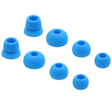 8Pcs Blue Replacement Eartips Earbuds Eargels Compatible With Beats By Dr Dre Powerbeats 2 Powerbeats 3 Wireless Stereo Earphones