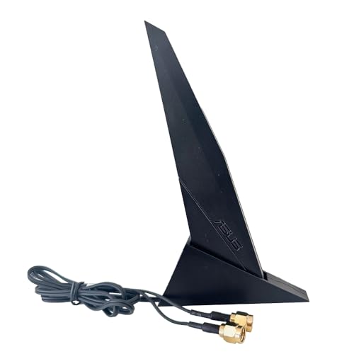 For Asus Motherboard Dual Band Wifi Antenna 2.4Ghz 5Ghz Rp-Sma Magnetic Base Adapter Antennas With 2.7Ft Extension Cable 2T2R Pci-E Bluetooth Network Router