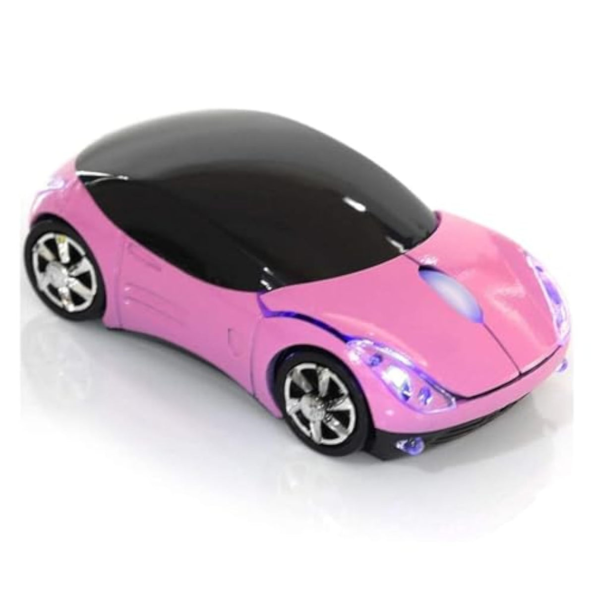 Pink Wireless Mouse,Cute Wireless Car Mouse With Usb Reciver 1600Dpi Optical 2.4G For Pc Computer Laptop Tablet For Win Xp/Vista/Win7/Me/2000/For Mac Os(Cute)