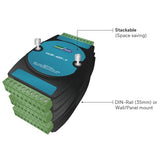 Industrial Rs485 Opto-Isolated Hub/Splitter/Repeater, 2500V Optical Isolation, Supports 4X128 Rs-485 Nodes (Expandable), Din-Rail/Wall/Panel Mount