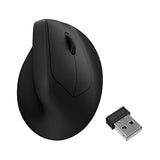 M5 Wireless Ergonomic Mouse, 8000Hz Tri-Mode 2.4 Ghz/Bluetooth 5.1/Wired, Pixart 3950 Sensor, 30000 Dpi, Ergonomic Lightweight Programmable Macro Button For Windows Pc/Mac - Black