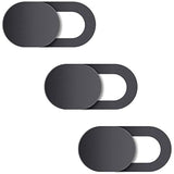 Webcam Cover,3 Pcs Camera Cover Slide, Ultra-Thin Webcam Cover Slide Compatible For Laptop Desktops, Macbook, Pc, Tablet, Cell Phone And More Accessories -Protect Your Privacy Security (3-Pack)