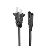 Power Cord Replacement For Dewalt Dcr010 Jobsite Speaker Dcr028B Radio 8.2Ft 2-Slot Ac Power Cord Cable