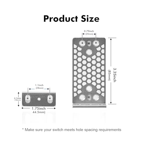 Metal Rack Mount Ear For 17.3 Inch Switches, Compatible For Cisco 2960X 2960Xr 3650 3850 Network Switch