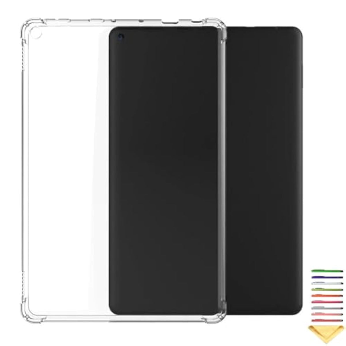 Clear Tpu Back Case For 8.0" Kindle Fire Hd 8 Tablet (8Th/7Th/6Th Generation,