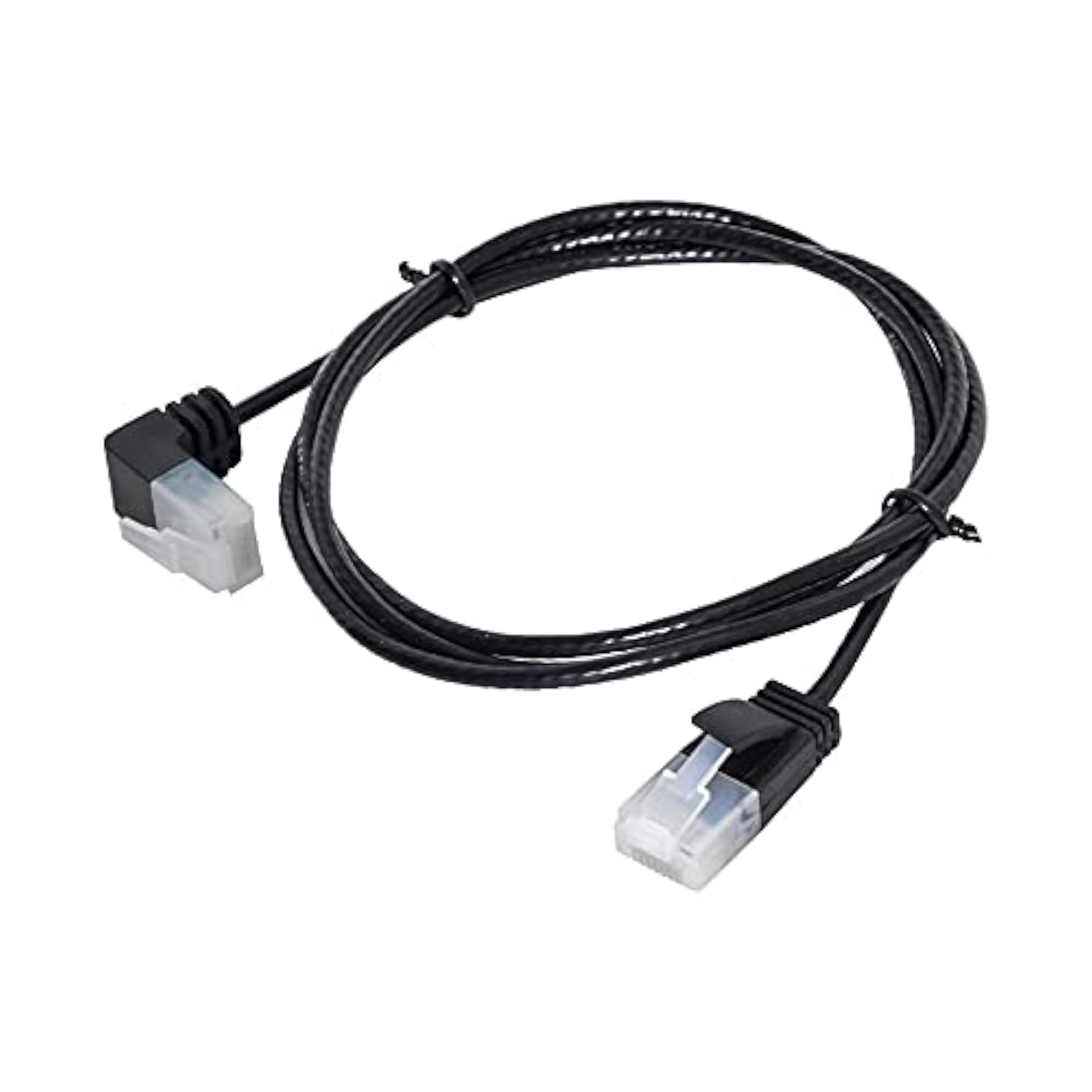 Xiwai Ultra Slim Cat6 Ethernet Cable RJ45 Up Angled to Straight UTP Network Ca