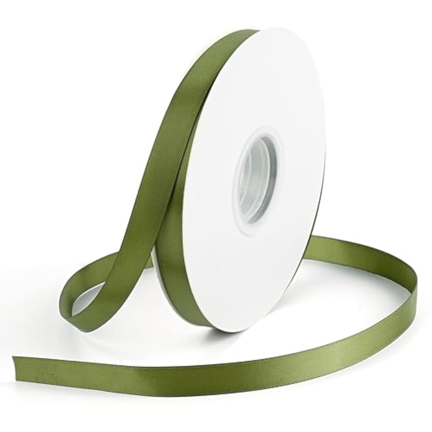 Moss Ribbon 1/2 Inch Moss Green Satin Ribbon Green Silk Ribbon For Wed