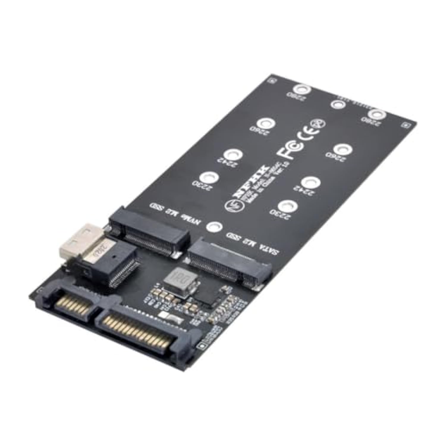 Xiwai SFF-8654 to U2 NGFF M-Key to Slimline SAS NVME PCIe SSD SATA Adapter for