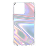 Case-Mate Soap Bubble iPhone 13 Pro Max Case for Women [10ft Drop Protection] [Wireless Charging] Luxury Phone Cover for iPhone 13 Pro Max - Iridescent Swirl Effect, Anti-Scratch, Slim Fit Iridescent