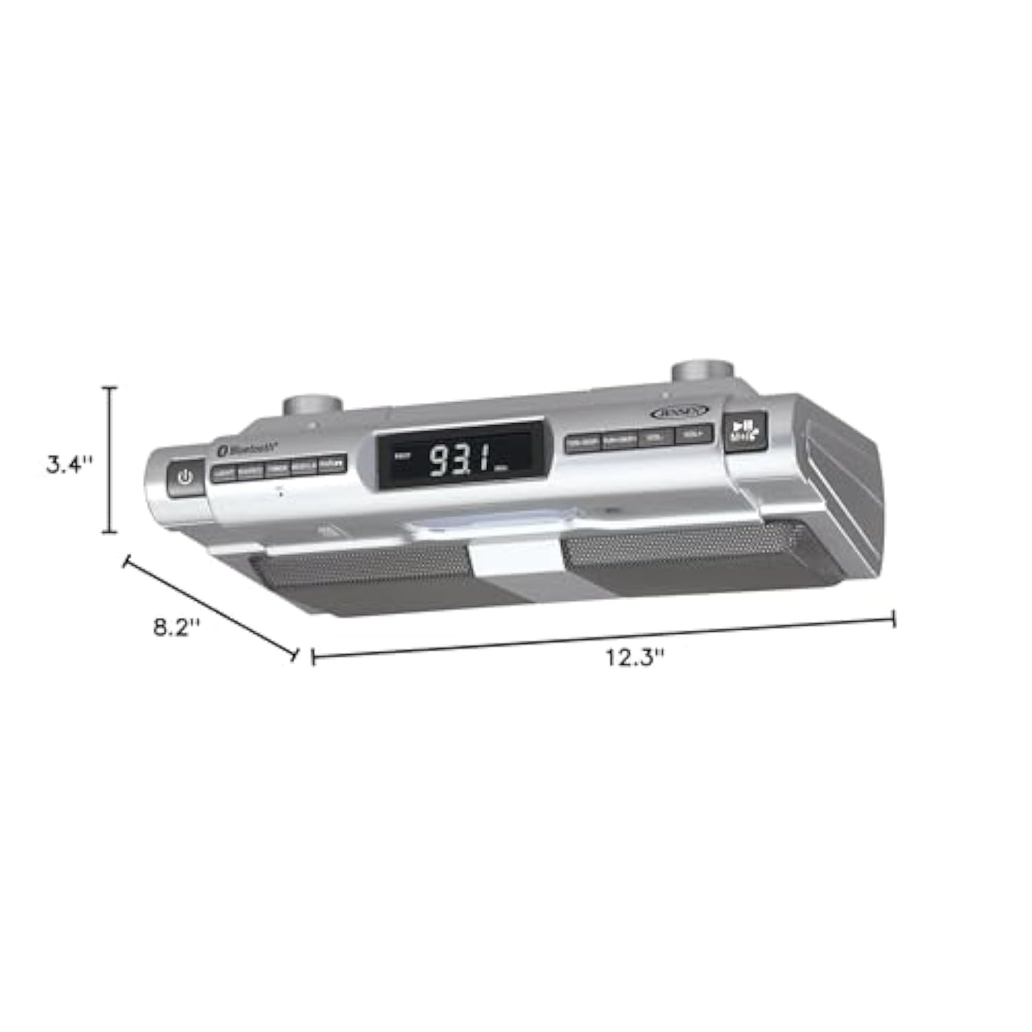 JENSEN SMPS-628 Under Cabinet Universal Bluetooth Music System