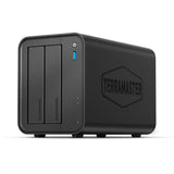 F2-425 2-Bay Nas Storage - Intel X86 Quad-Core Cpu, 4Gb Ram, 2.5Gbe Lan, Network Attached Storage Multimedia Server For Home Users (Diskless)