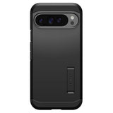 Spigen Tough Armor Designed for Pixel 9 Pro XL Case (2024) [Military-Grade Protection] [Kickstand] - Black