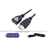 Hdmi Extender Replacement For Roku/Tv Stick 4K Max/Lite, Google Chromecast, Sw