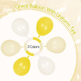 128pcs Yellow Balloon Arch Kit Pastel Balloons for Lemon Bee Party Decor