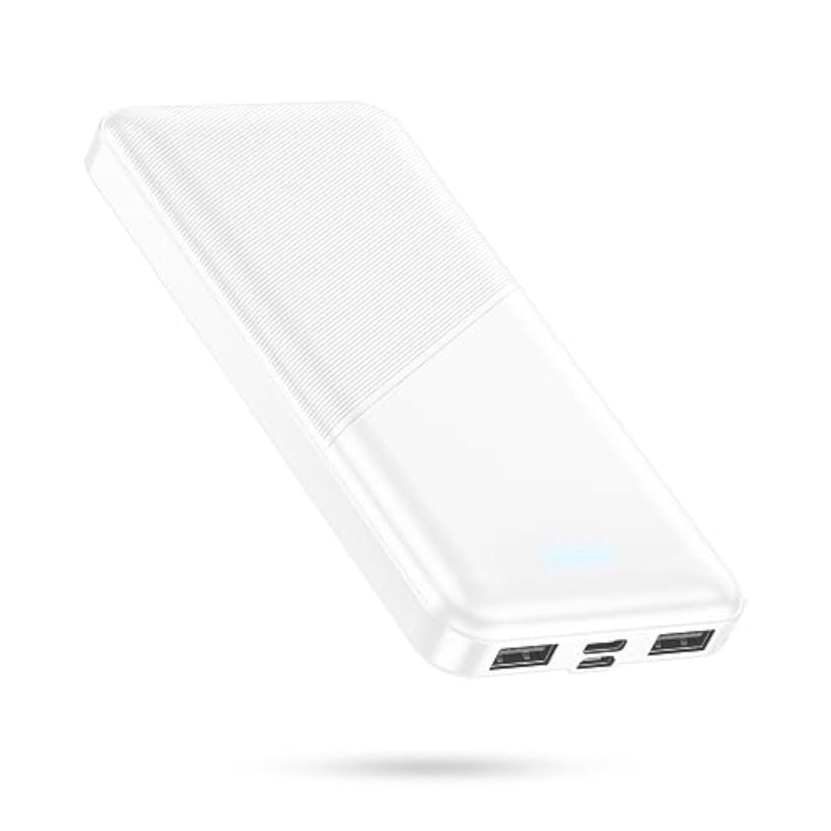 Portable-Charger-Power-Bank - 15000Mah Dual Usb Power Bank Output 5V3.1A Fast Charging Portable Charger Compatible With Smartphones And All Usb Devices (White)