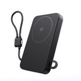 EF ECOFLOW Rapid Mag Power Bank, Qi2.2 25W MagSafe-Compatible Portable Charger, 10,000mAh Magnetic Power Charger with Built-in USB-C Cable and