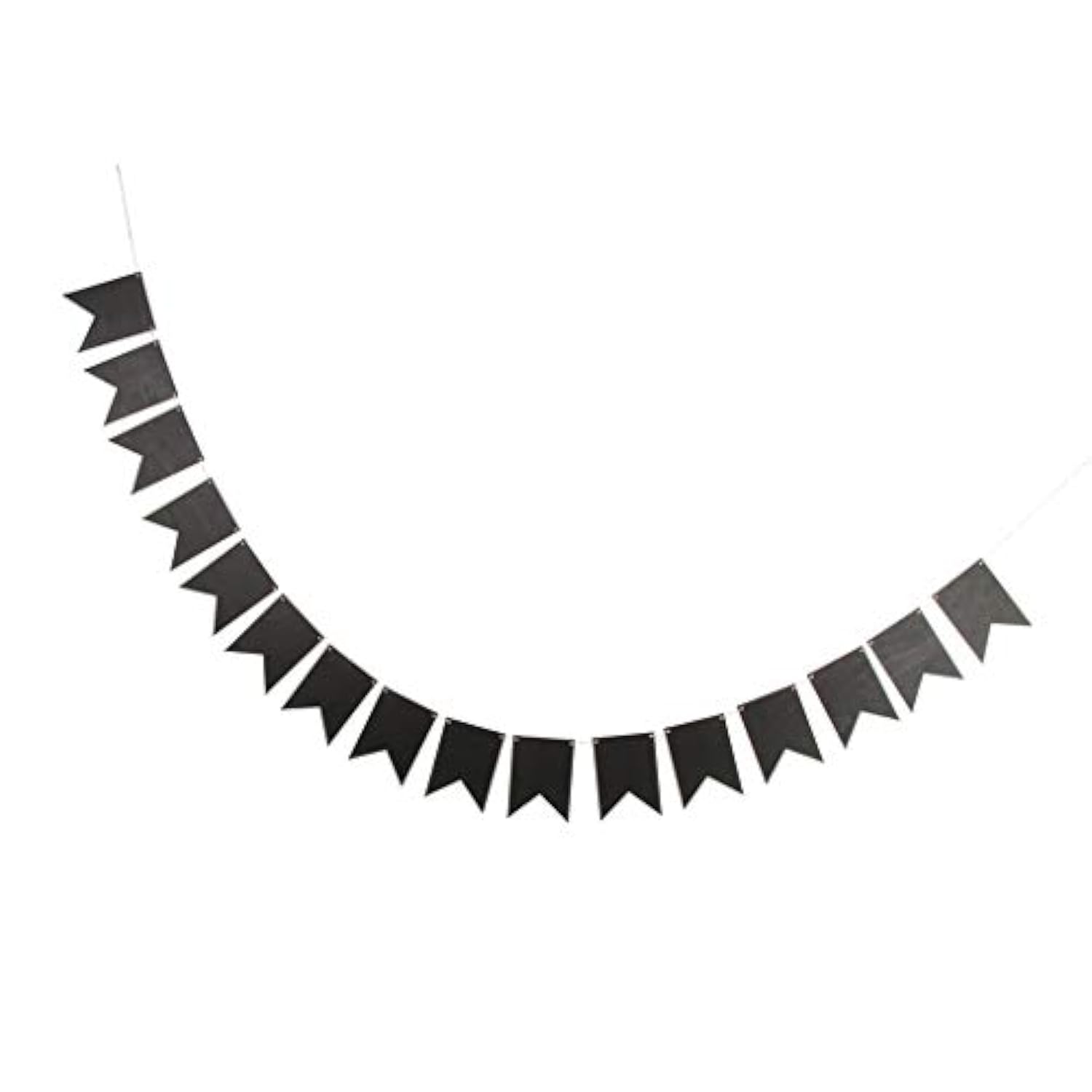 Wooden Chalkboard Banner Bunting Pennant Diy Hanging Garland Decoratio