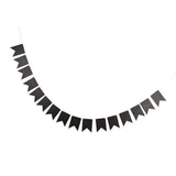 Wooden Chalkboard Banner Bunting Pennant Diy Hanging Garland Decoratio