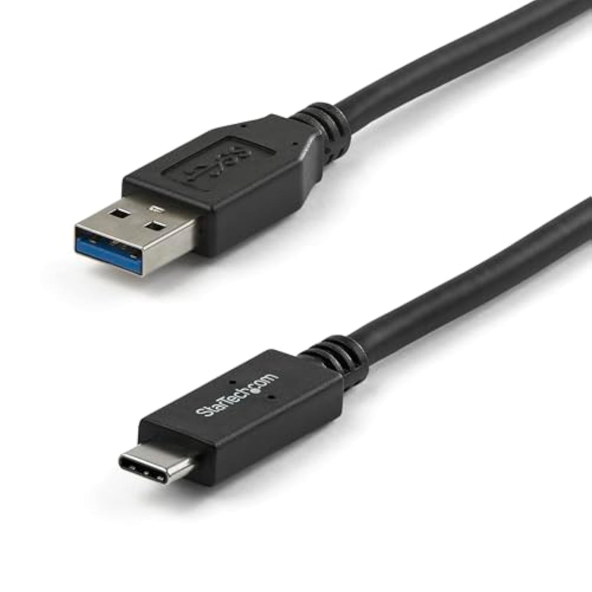 StarTech.com USB to USB C Cable - 3 ft / 1m - 10 Gbps - USB-C to USB-A - USB 2.0 Cable - USB Type C (USB31AC1M),Black