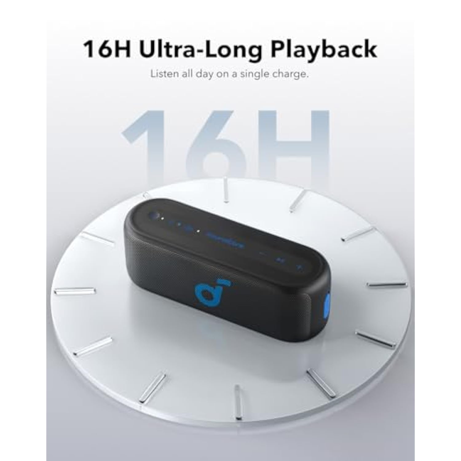 Select 2S Bluetooth Speaker By Anker, Portable With 20W Stereo Sound, Bassup, 16H Playtime, Wireless Stereo Pairing, Ipx7 Waterproof, Speaker For Home, Shower, Hiking, Outdoor Adventures