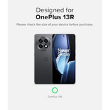 Ringke Fusion-X [Precise Cutouts for Camera Lenses] Compatible with OnePlus 13R Case, Augmented Bumper Clear Hard Back Heavy Duty Shockproof Protective Cover - Black
