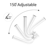Adjustable Sturdy Universal Wireless Bridge Bracket Mount Kit, Pole And Wall-Mounted Mount For Outdoor Antenna Point To Point Ap Access Point Client Bridge Cpe (2-Pack)