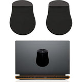 Slim Mouse Holder, Case For Magic Mouse, With Reusable Adhesive, No Glue Residue, Compact Elastic Pouch/Carrying Sleeve, Can Be Attached To Ipad Or Macbook (Black, 2 Pcs)