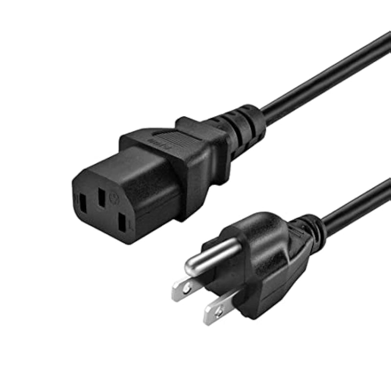 Amplifier Power Cord For Ion Block Rocker, Guitar Amp, Job Rocker, Explorer Portable Speaker System, Ion Ipa76C Ipa76A Ipa76S Ipa23 Block Party & Live 3 Prong Power Cable Replacement