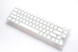 One 3 Aura 65% Mechanical Keyboard: Quack Mechanics Dampening, Hot-Swappable Cherry Mx Speed Silver Switches, High-Density Pbt Doubleshot Keycaps, Rgb, Us, Aura White