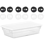 (Fit In Case)Silicone Eartips Skins And Covers Replacement Anti Slip Soft Eartips Compatible With Air Pods 1 & 2 Or Ear Pods Headphones/Earphones/Earbuds, White And Black 6 Pairs Wb6P