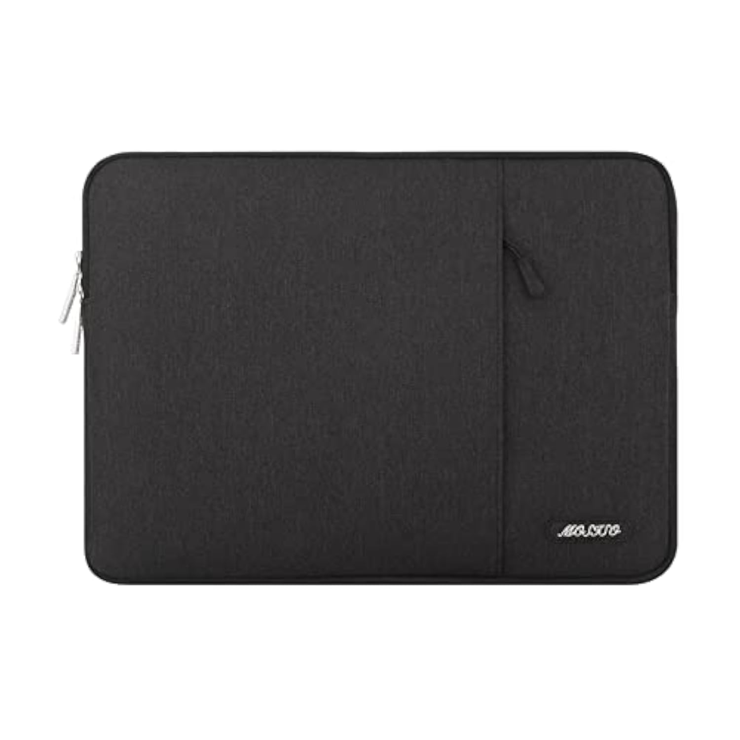 MOSISO Laptop Case 16 inch, 15-15.6 inch Laptop Sleeve Compatible with MacBook Pro 16 M4 M3 M2 M1, HP Acer Dell Lenovo ASUS Notebook, Polyester Vertical Computer Sleeve Bag with Pocket, Black