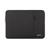 MOSISO Laptop Case 16 inch, 15-15.6 inch Laptop Sleeve Compatible with MacBook Pro 16 M4 M3 M2 M1, HP Acer Dell Lenovo ASUS Notebook, Polyester Vertical Computer Sleeve Bag with Pocket, Black